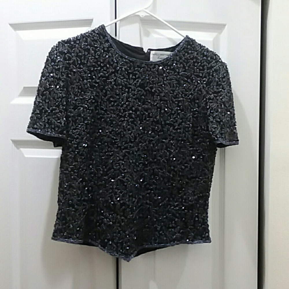 Beaded Evening Top